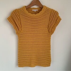 Don't Ask Why Short Sleeve Crochet Knit Top